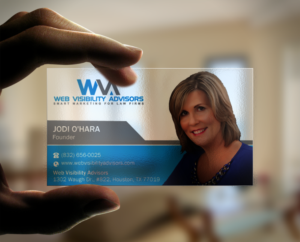 Visitenkarten-Design von Brand aid für Web Visibility Advisors | Design: #12737390