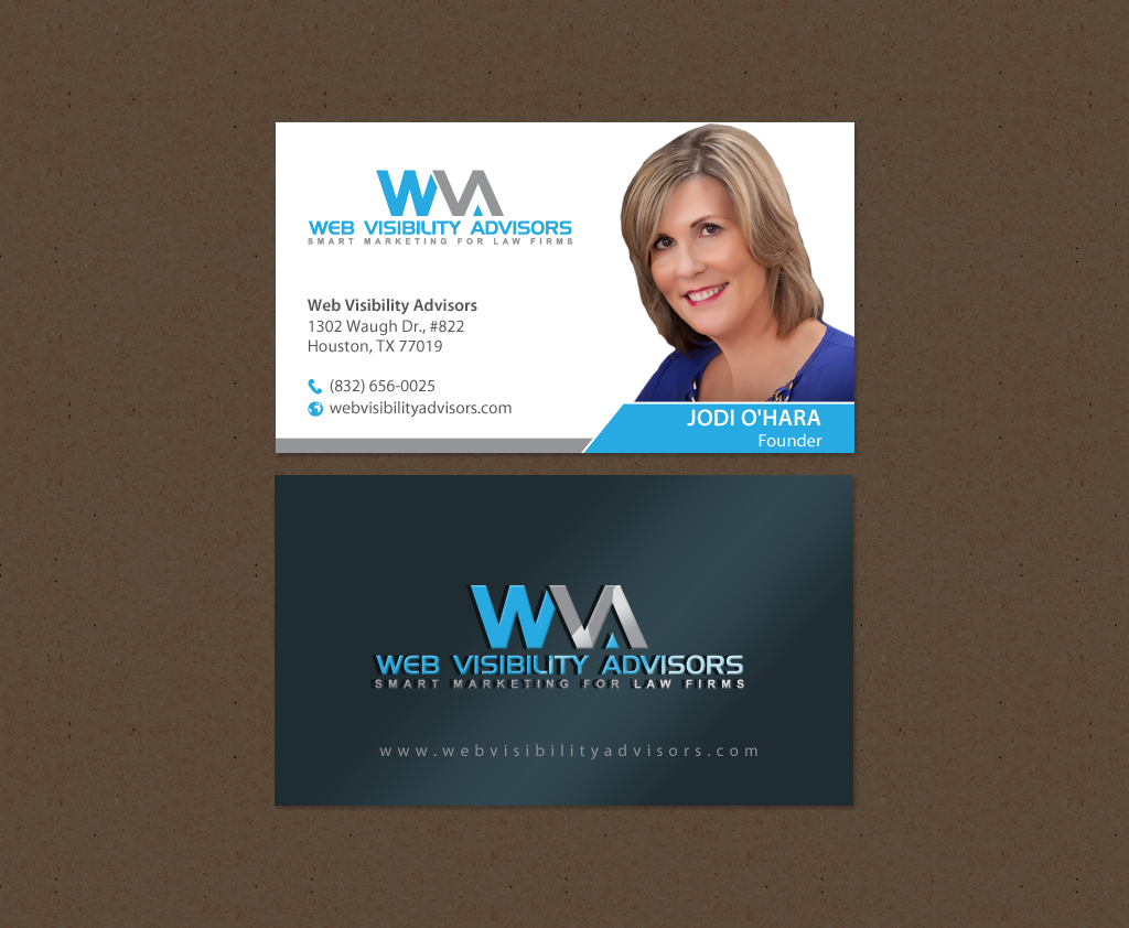 Business Card Design by chandrayaan.creative for Web Visibility Advisors | Design #12731344