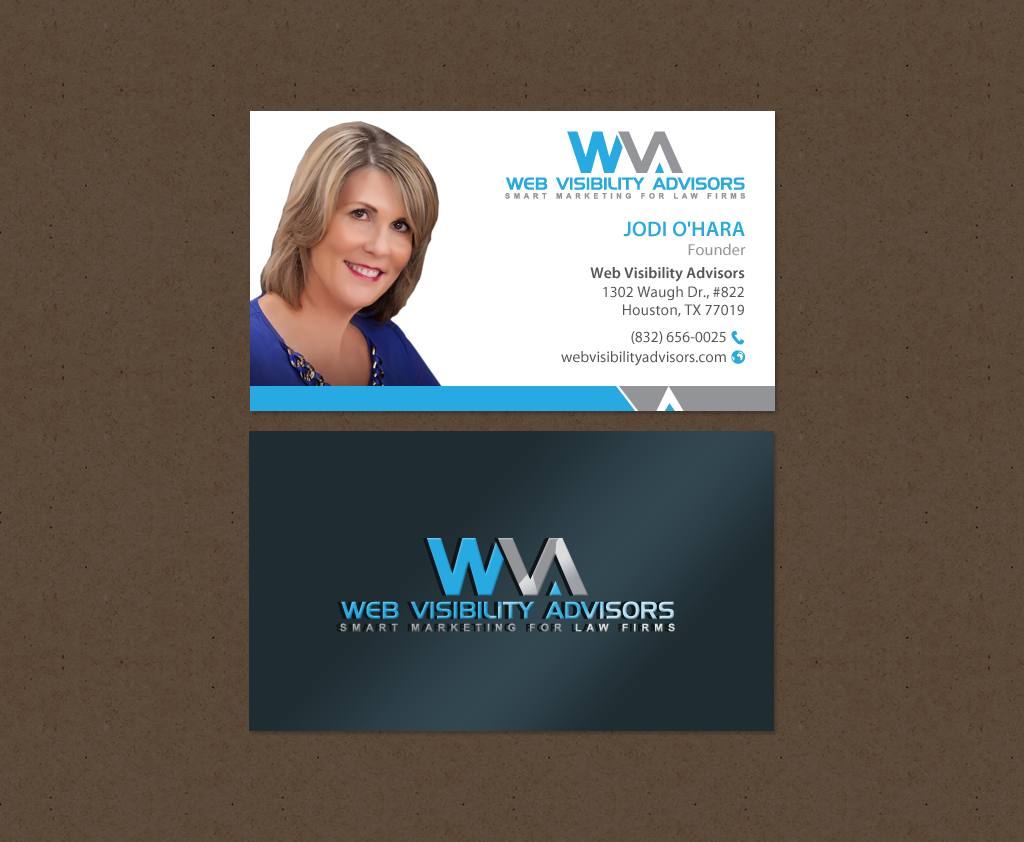 Business Card Design by chandrayaan.creative for Web Visibility Advisors | Design #12731404