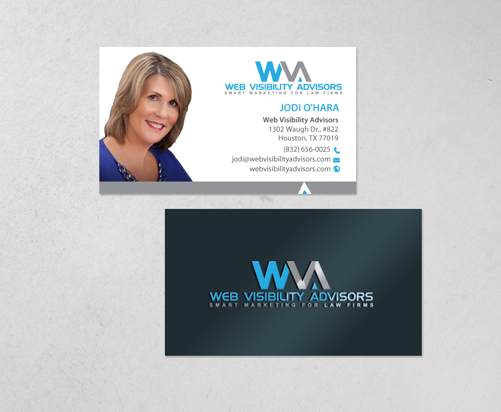 Design de Carte de Visite par chandrayaan.creative pour Web Visibility Advisors | Design #12738014