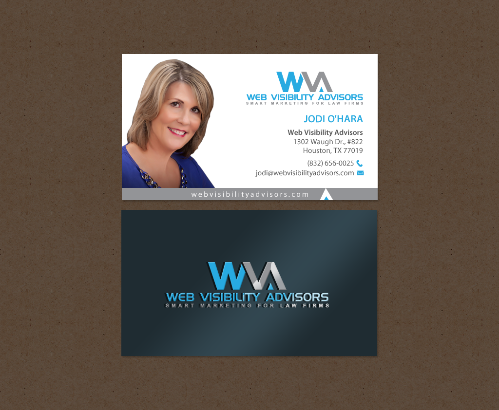 Business Card Design by chandrayaan.creative for Web Visibility Advisors | Design #12738533