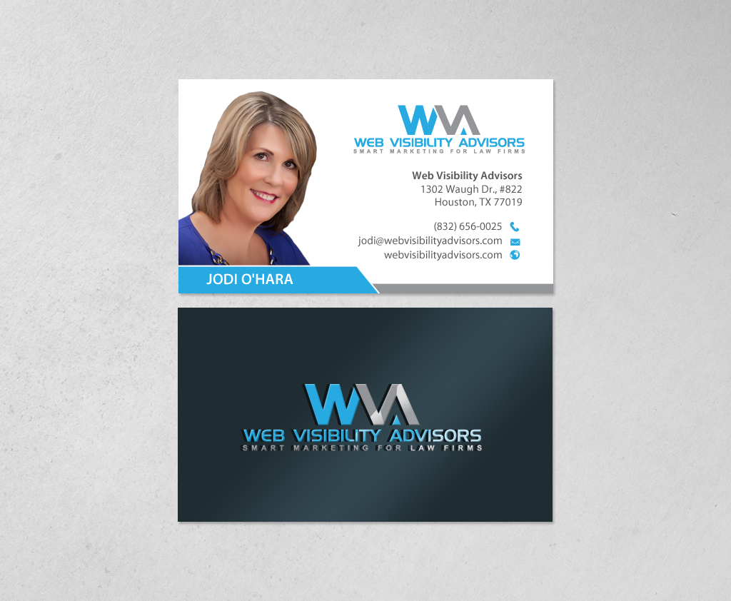 Design de Carte de Visite par chandrayaan.creative pour Web Visibility Advisors | Design #12739111