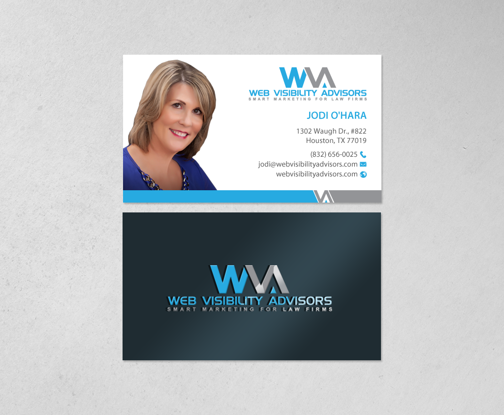 Business Card Design by chandrayaan.creative for Web Visibility Advisors | Design #12739204