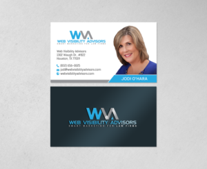 Business Card Design by chandrayaan.creative for Web Visibility Advisors | Design: #12739440