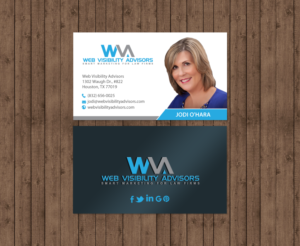 Business Card Design by chandrayaan.creative for Web Visibility Advisors | Design: #12772308