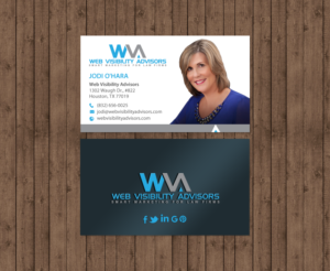 Business Card Design by chandrayaan.creative for Web Visibility Advisors | Design: #12772423