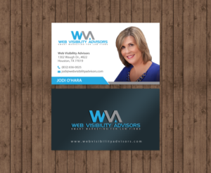 Business Card Design by chandrayaan.creative for Web Visibility Advisors | Design: #12781965