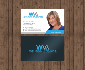 Business Card Design by chandrayaan.creative for Web Visibility Advisors | Design: #12794920
