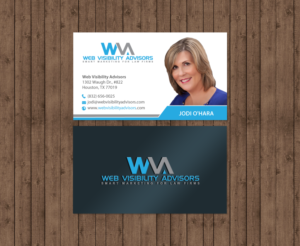 Business Card Design by chandrayaan.creative for Web Visibility Advisors | Design: #12794940