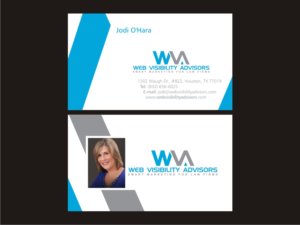 Design de Carte de Visite par aRt-n-ideas pour Web Visibility Advisors | Design : #12767264