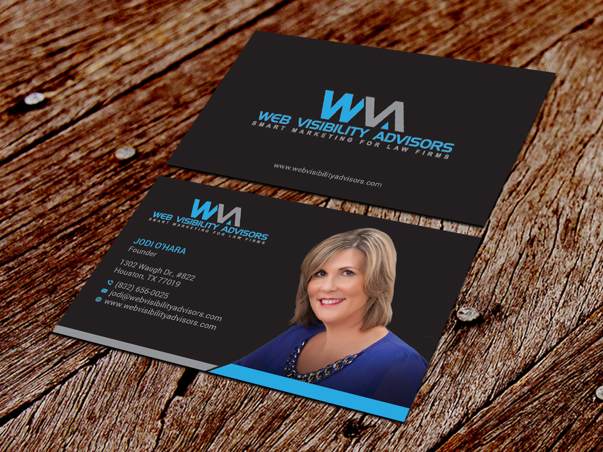 Design de Carte de Visite par SS_Designs pour Web Visibility Advisors | Design #12730040