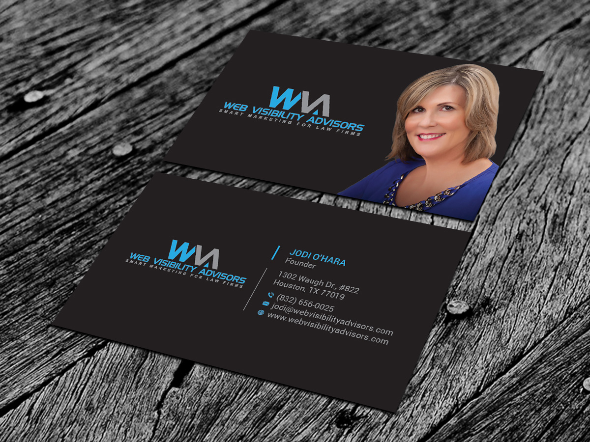 Design de Carte de Visite par SS_Designs pour Web Visibility Advisors | Design #12730041