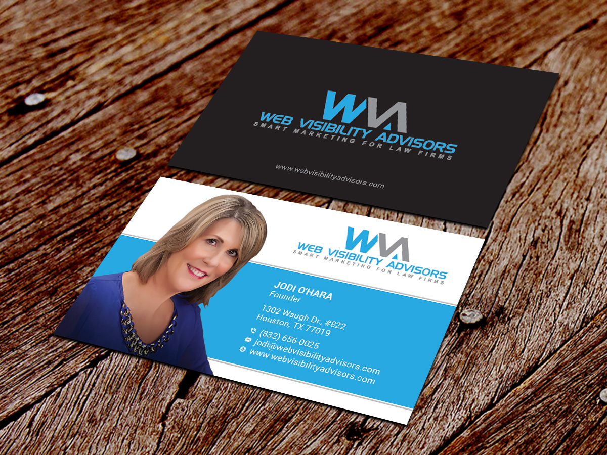 Design de Carte de Visite par SS_Designs pour Web Visibility Advisors | Design #12730043
