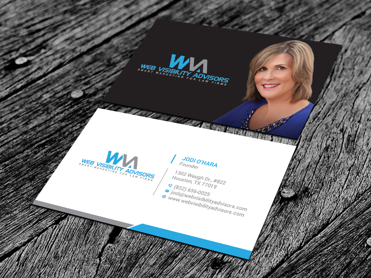 Design de Carte de Visite par SS_Designs pour Web Visibility Advisors | Design #12730070