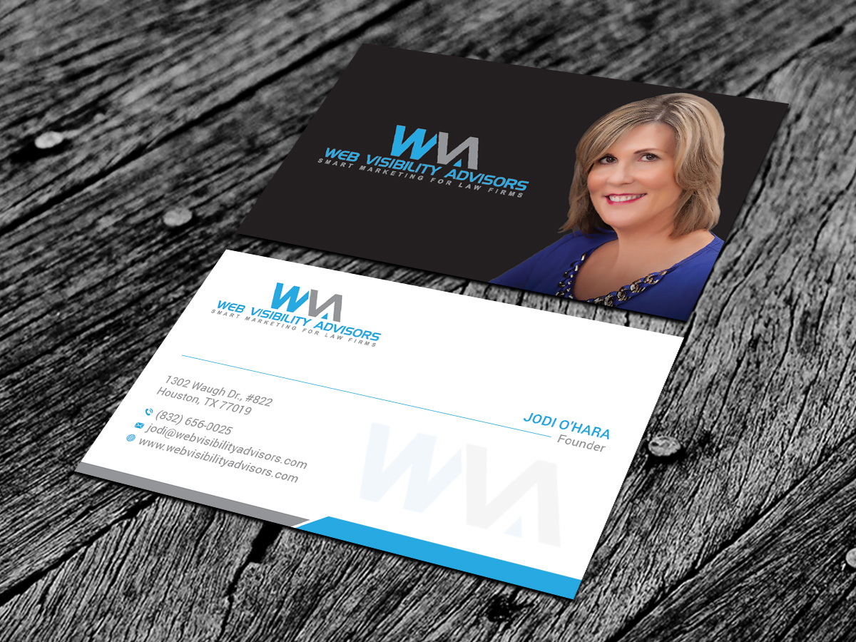 Design de Carte de Visite par SS_Designs pour Web Visibility Advisors | Design #12730071