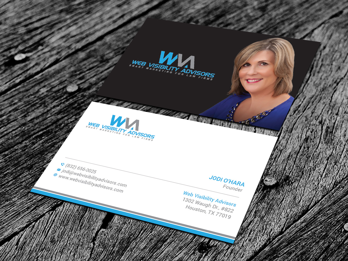 Design de Carte de Visite par SS_Designs pour Web Visibility Advisors | Design #12730072
