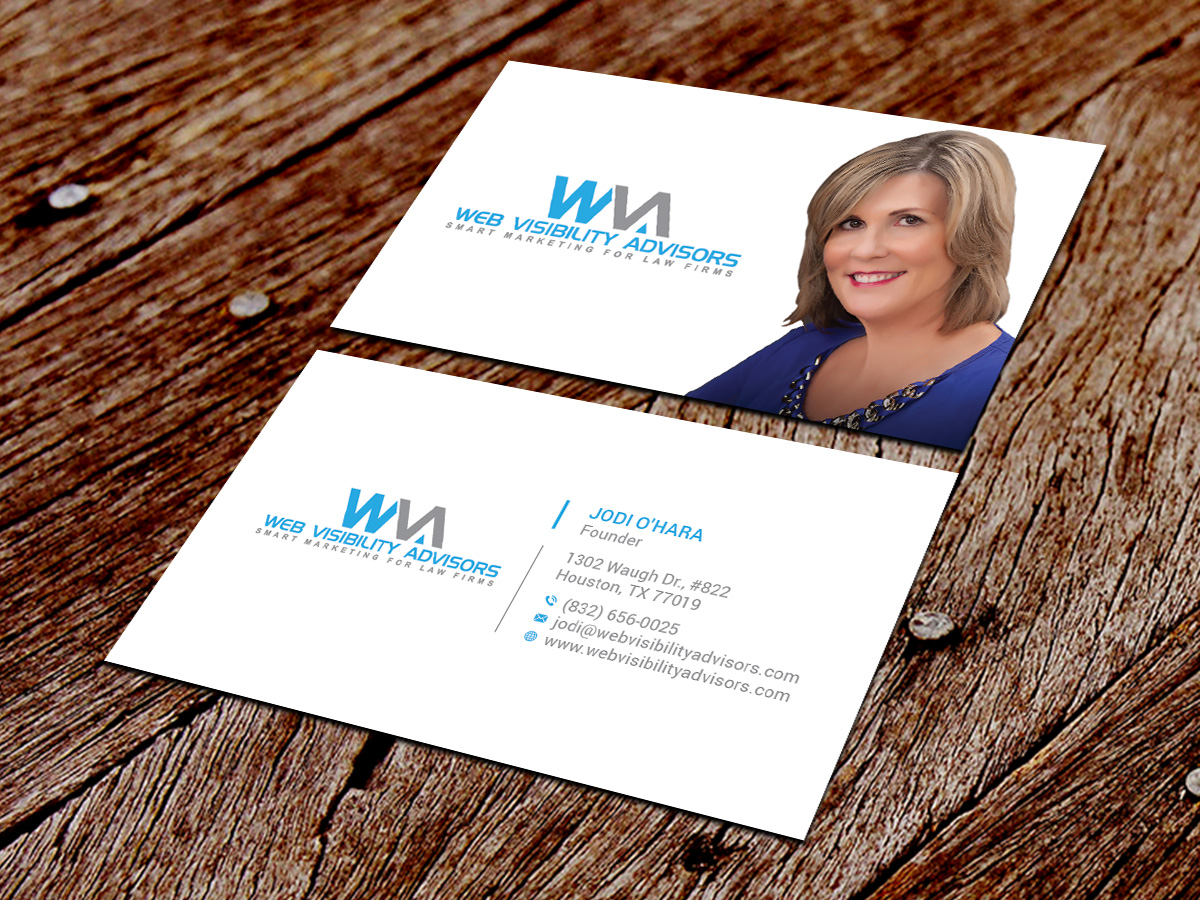 Business Card Design by SS_Designs for Web Visibility Advisors | Design #12730258