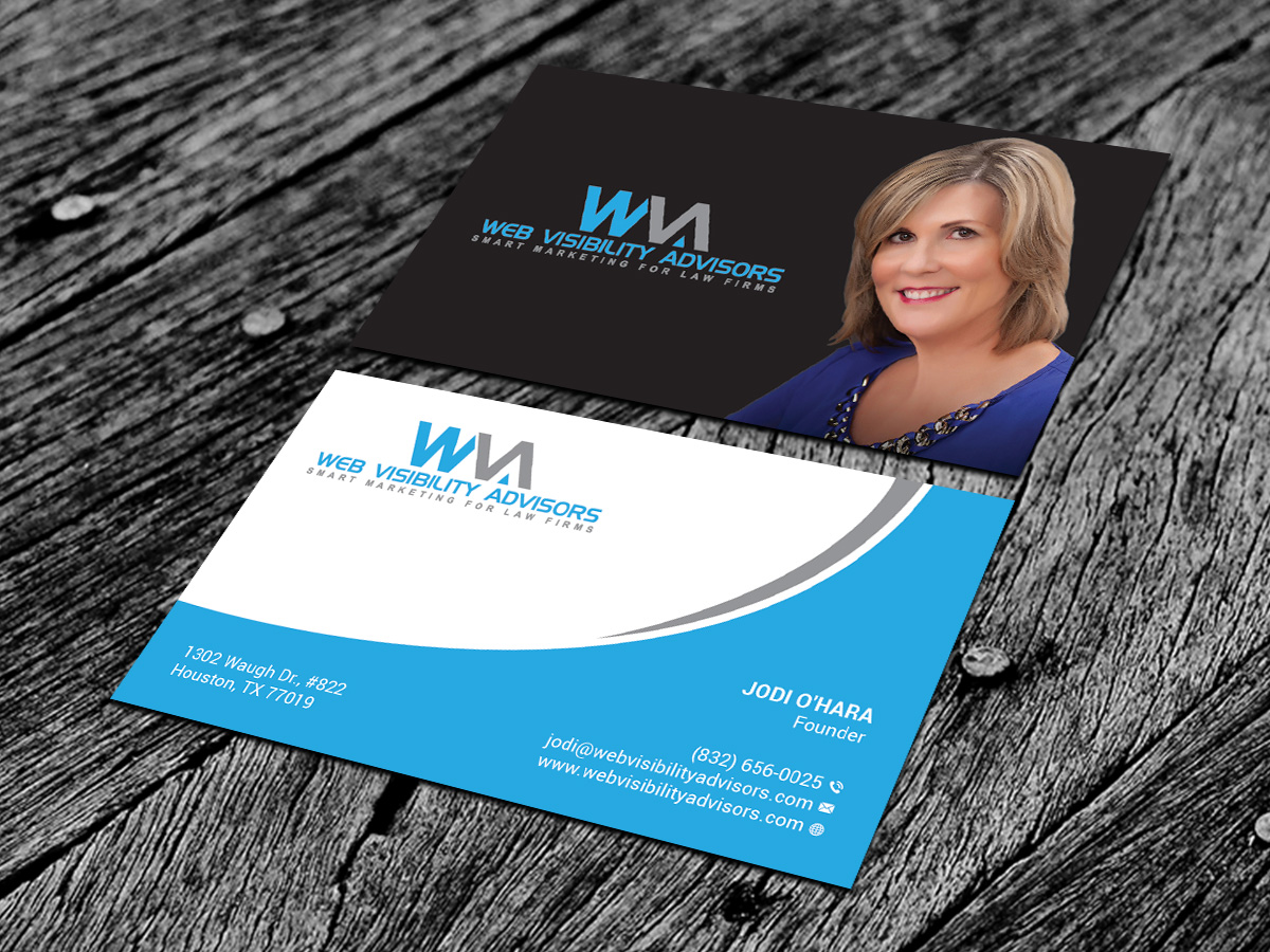 Business Card Design by SS_Designs for Web Visibility Advisors | Design #12730387
