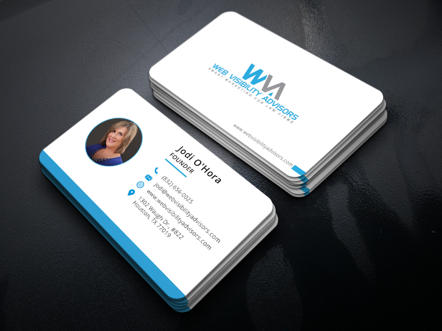 Business Card Design by Graphic Flame for Web Visibility Advisors | Design #12738307