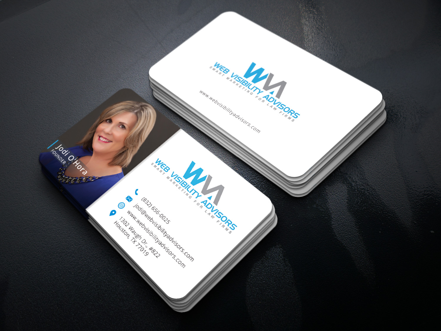 Business Card Design by Graphic Flame for Web Visibility Advisors | Design #12738308