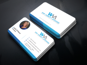 Design de Carte de Visite par Graphic Flame pour Web Visibility Advisors | Design : #12738309