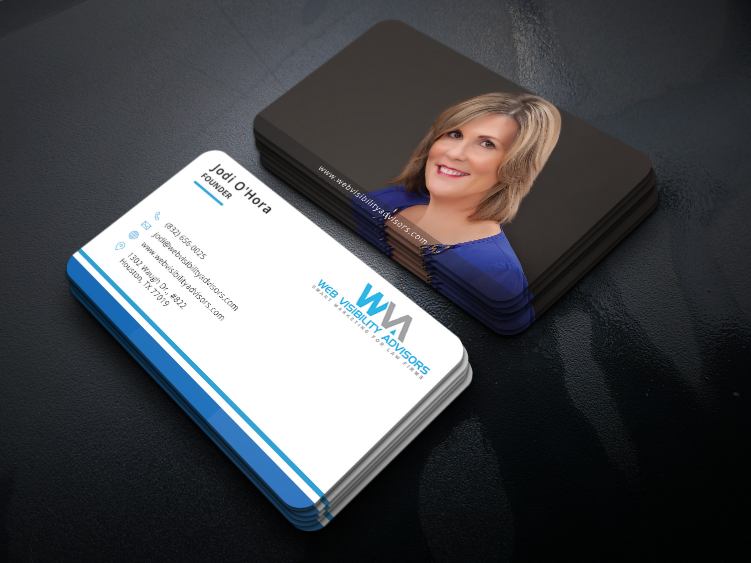 Business Card Design by Graphic Flame for Web Visibility Advisors | Design #12738310