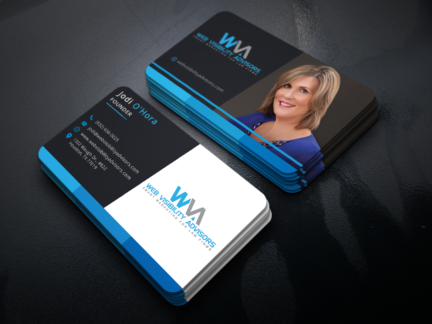 Business Card Design by Graphic Flame for Web Visibility Advisors | Design #12738329