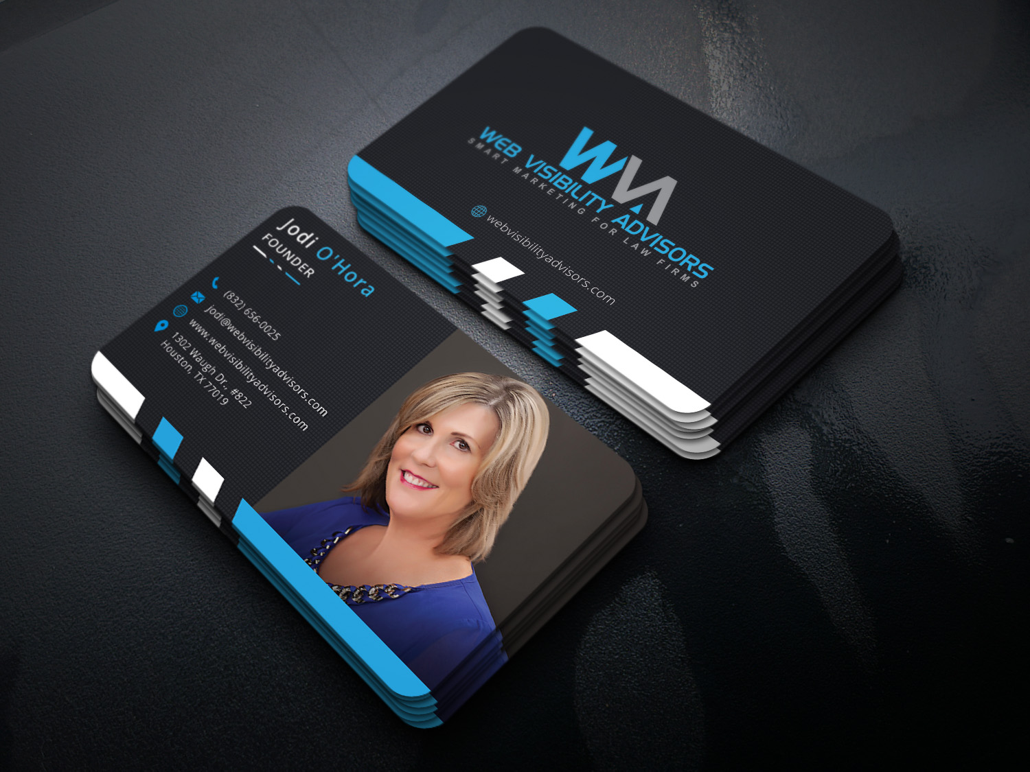 Business Card Design by Graphic Flame for Web Visibility Advisors | Design #12738330