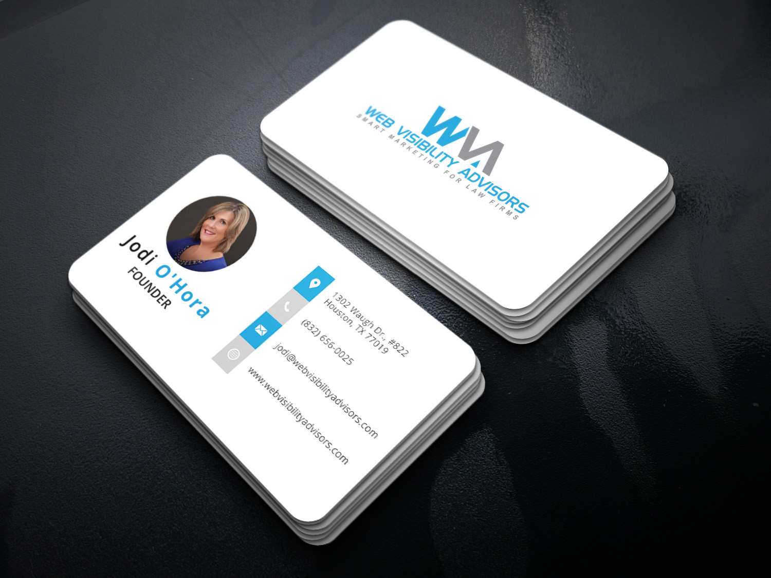 Design de Carte de Visite par Graphic Flame pour Web Visibility Advisors | Design #12805575