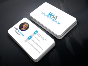 Design de Carte de Visite par Graphic Flame pour Web Visibility Advisors | Design : #12805575