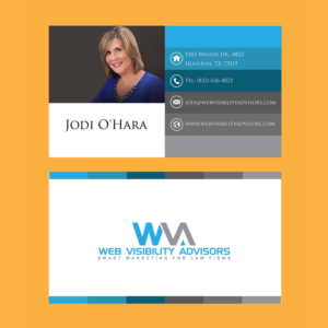 Business Card Design by captainussop for Web Visibility Advisors | Design: #12813981