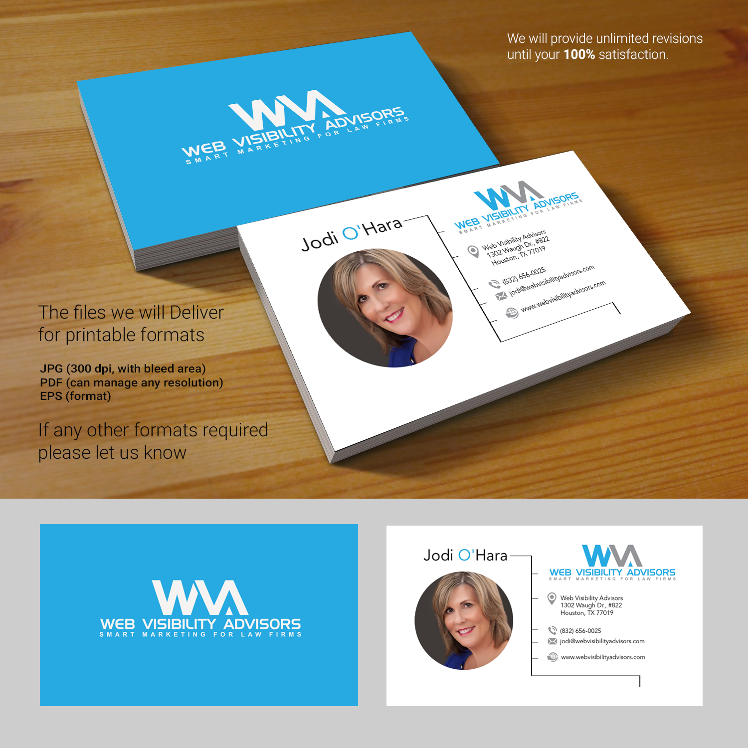 Business Card Design by Rajib Bhattacharya for Web Visibility Advisors | Design #12737531