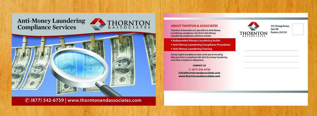 Design de Carte Postale par Venus L. Penaflor pour Thornton & Associates, LLC | Design #12731500