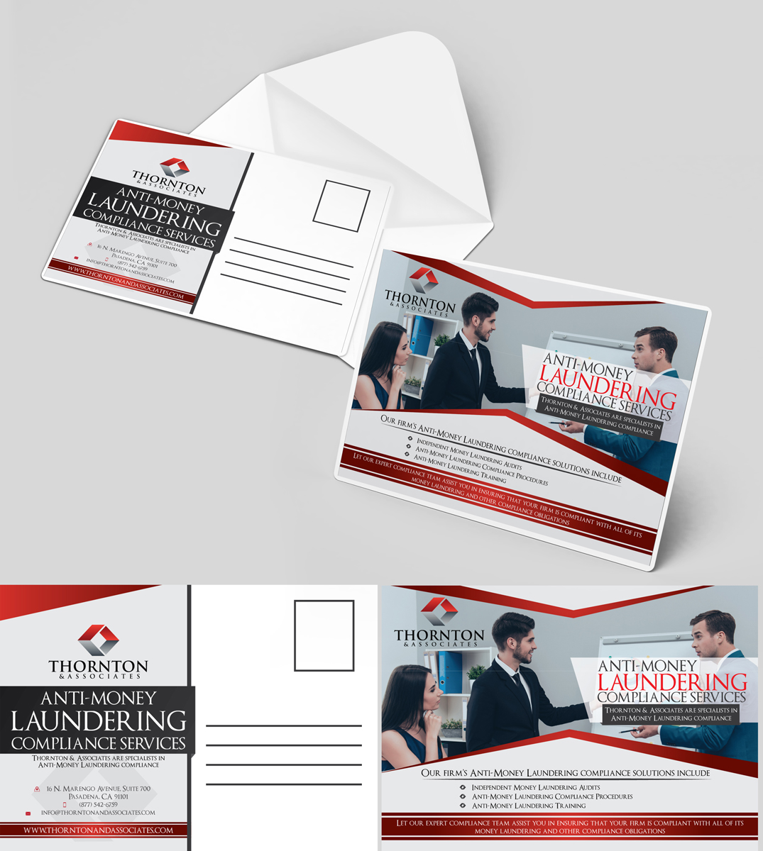 Diseño de Postal por Impressive Sol para Thornton & Associates, LLC | Diseño #12739768