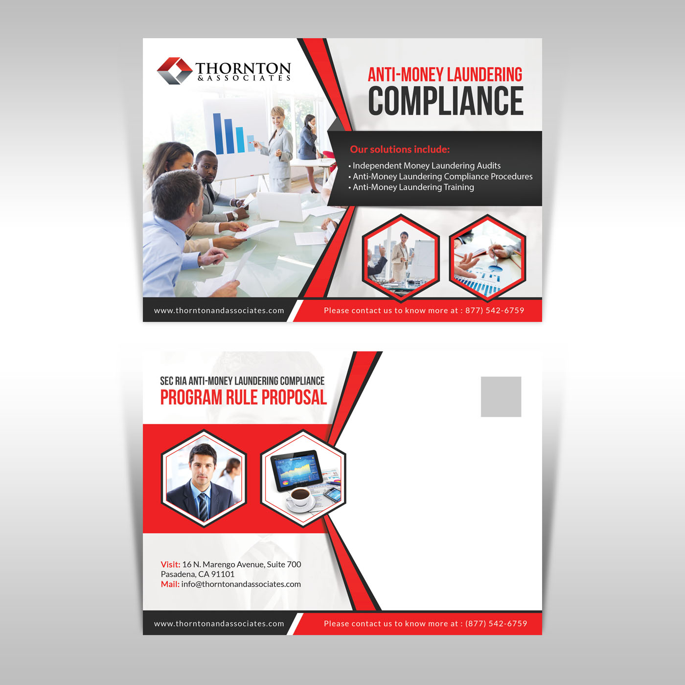 Postcard Design by debdesign for Thornton & Associates, LLC | Design #12738579
