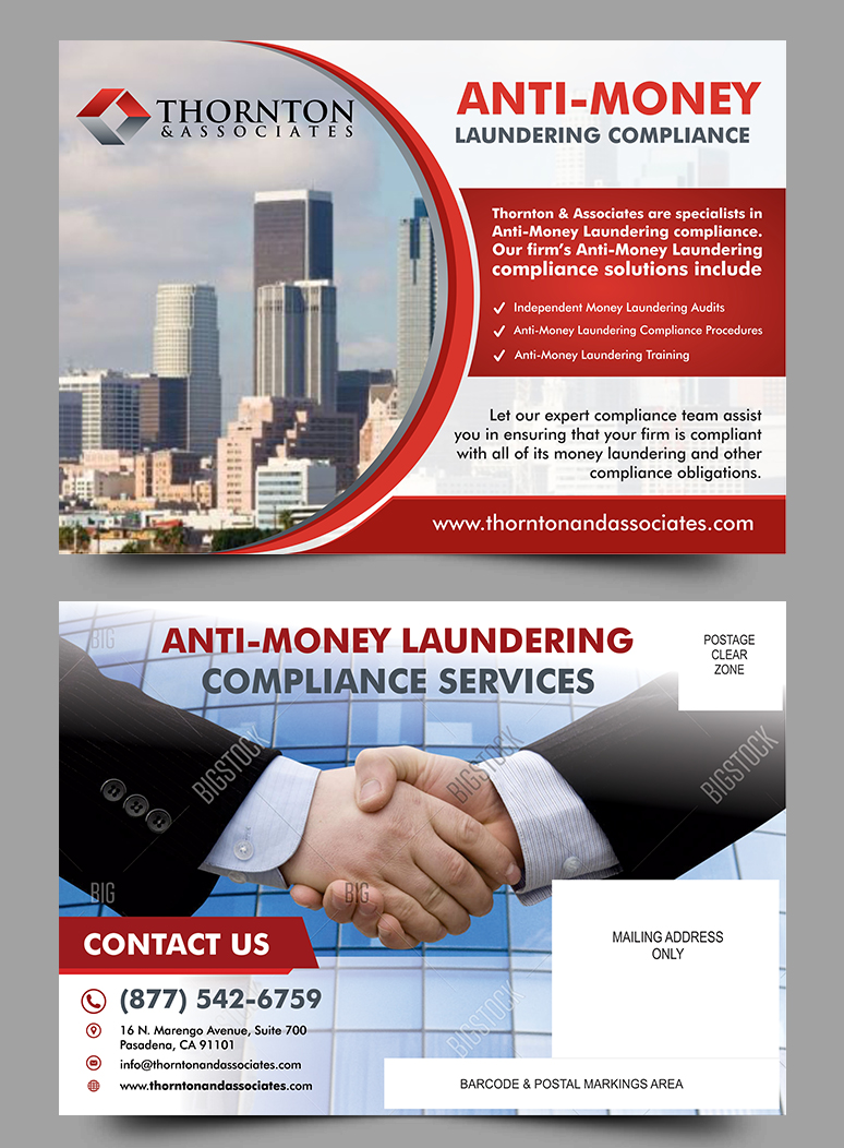 Postcard Design by ecorokerz for Thornton & Associates, LLC | Design #12726355