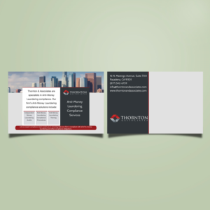 Design de Carte Postale par Mirjana Subotic pour Thornton & Associates, LLC | Design : #12805183