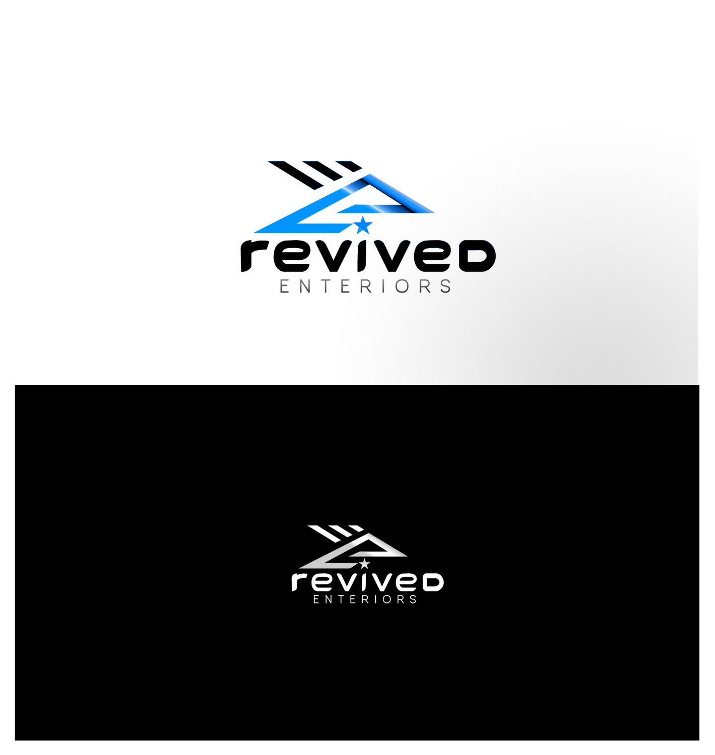 Logo Design by CanDoDesign for Revived Exteriors, Inc. | Design #12758579