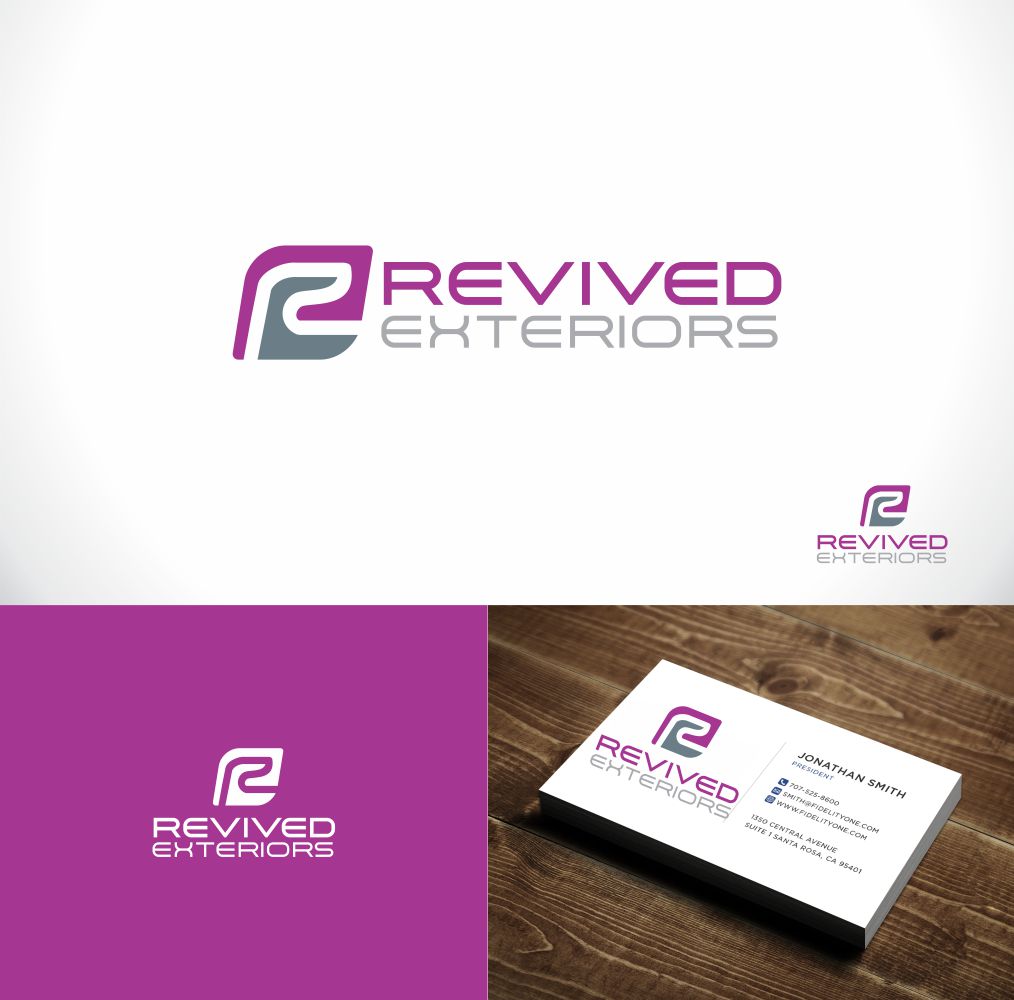 Logo Design by Paulsein for Revived Exteriors, Inc. | Design #12752913