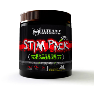 pre-workout by Militant supplements | Etikett-Design von Vishal Vishwakarma 