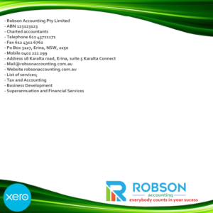 Stationery Design by designerone for Robson Accounting  | Design: #12732420