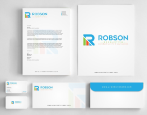 Stationery Design by AwsomeD for Robson Accounting  | Design: #12738130