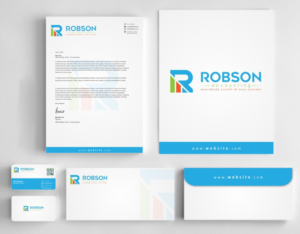 Stationery Design by AwsomeD for Robson Accounting  | Design: #12738132