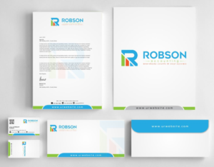 Stationery Design by AwsomeD for Robson Accounting  | Design: #12738138