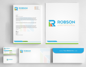 Stationery Design by AwsomeD for Robson Accounting  | Design: #12738141