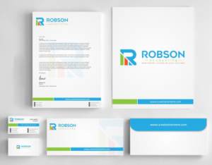 Stationery Design by AwsomeD for Robson Accounting  | Design: #12738151