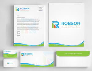 Stationery Design by AwsomeD for Robson Accounting  | Design: #12738599