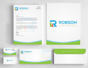 Stationery Design by AwsomeD for Robson Accounting  | Design: #12738609