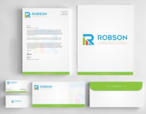 Stationery Design by AwsomeD for Robson Accounting  | Design: #12738613