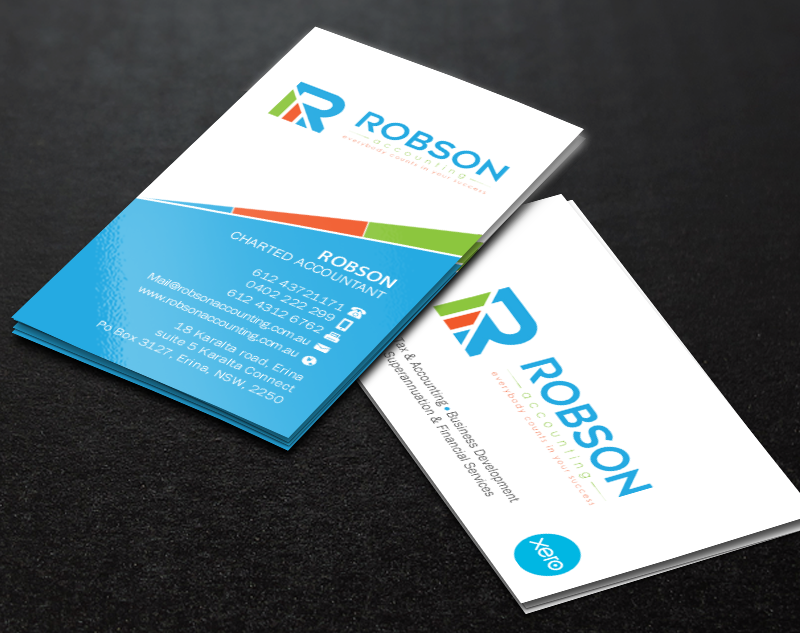 Design de Papeterie par Brand aid pour Robson Accounting  | Design #12737468